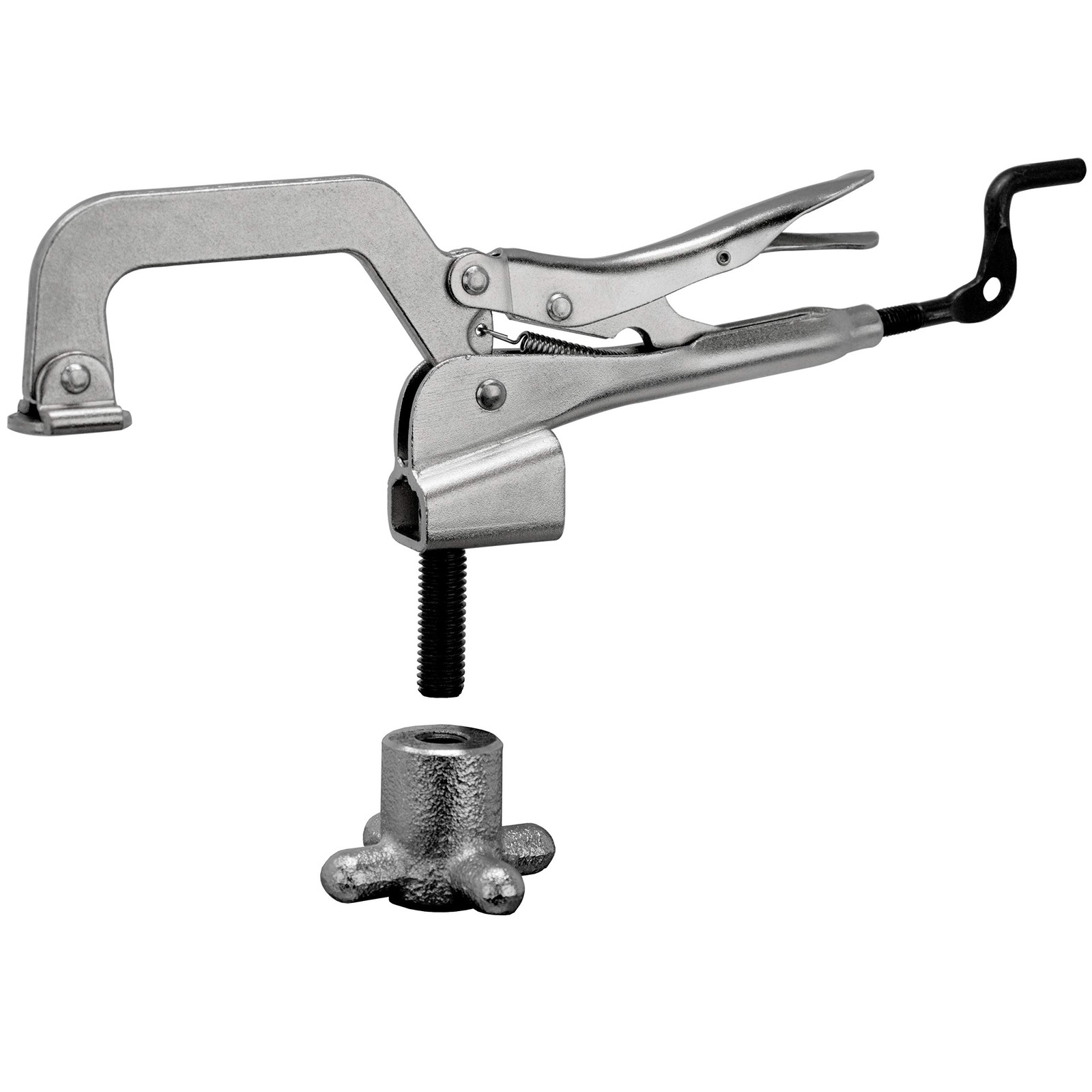 PTTD634 Drill Press Clamp with Crank Handle, Quick-Set Hold Down Clamp