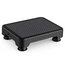  Mobility One Step Stool, Heavy Duty Indoor Outdoor Non-Slip Small Black-black