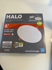 HALO Ultra Thin Canless Downlight Slim Edge 6" 1140 Lumen HLBPH6099FS1EMWR