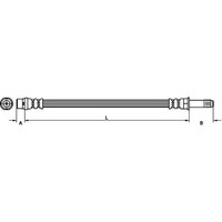 Metzger 4111092 Bremsschlauch FüR VW LT 28 35 LT 28 46 2DB 2DE 2DK 2DC 2DF 2DG