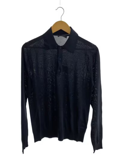 PRADA/Knit sweater (thin)/Size 46/Cotton/NVY/DNA03H S000 14HB//