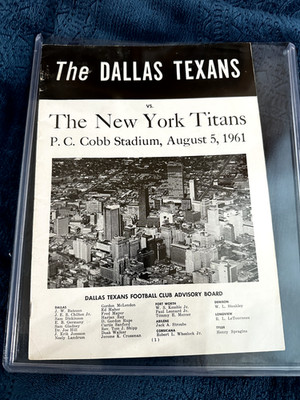 Vintage AFL & NFL Game Programs 1964 to 2021   Various Teams   Pick Your Program