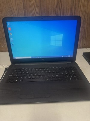 HP 15 Laptop AMD A6-7310 12GB RAM 500GB HDD DVD RW Win10 Battery Bad