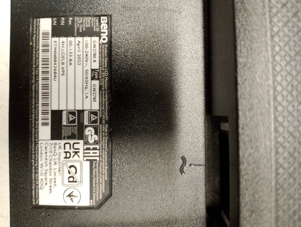 DEFEKT BenQ GW2780 68.58 cm (27 Zoll) LED monitor (Full-HD, Eye-Care,,,, - Bild 3 von 4