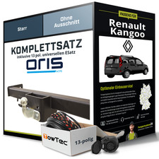 Anhängerkupplung ORIS starr für RENAULT Kangoo +E-Satz Kit