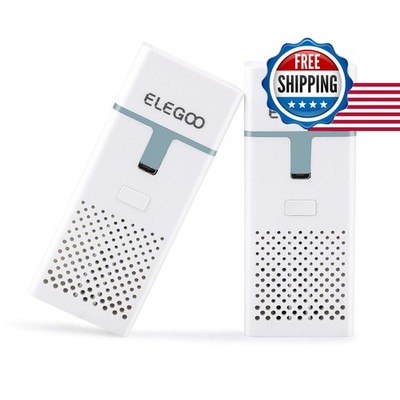 ELEGOO 2PCS Mini Air Purifier Carbon Filter Universal Adaptor LCD/DLP/MSLA