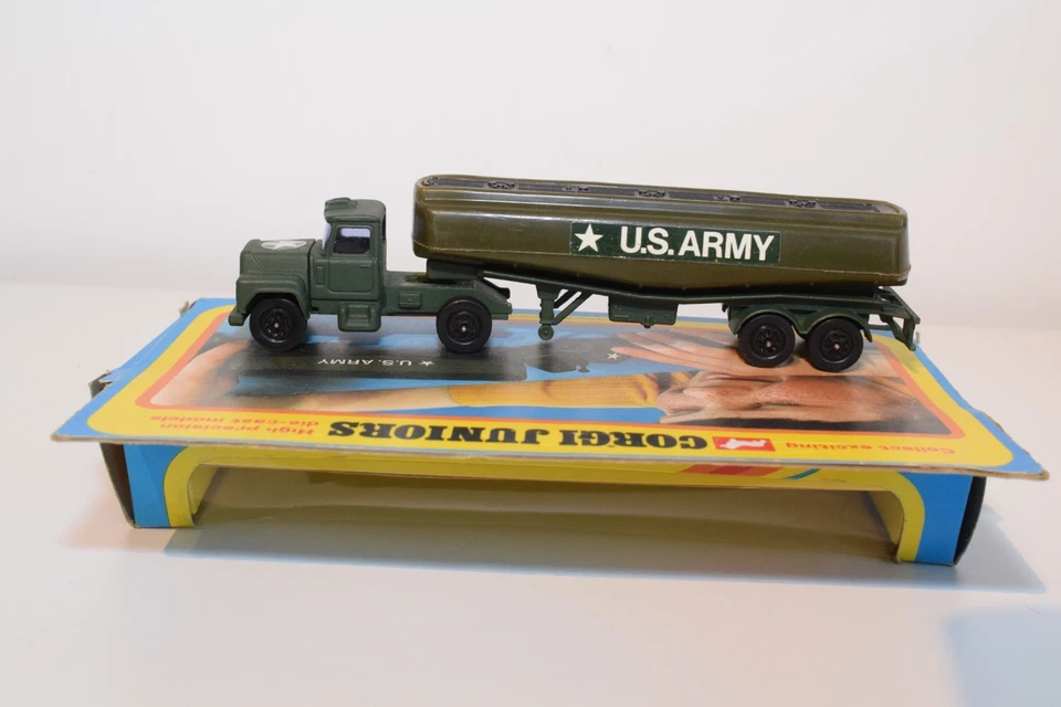 B95 1:60 CORGI SUPER JUNIORS E2011 E 2011 MILITARY US ARMY TANKER MIB - Photo 2/4