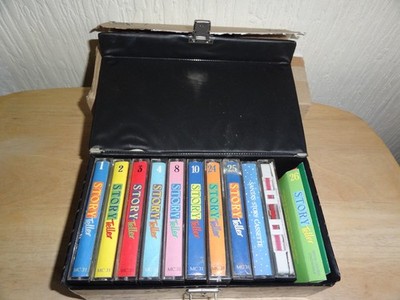 Story Teller Tape Doubles (8) 2 Extra Tapes - 80`s Case - 3 Extra Sleeves