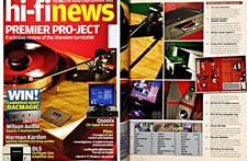 HI-FI NEWS   AR TURNTABLE QSONIX HARMAN WILSON CLASSE MARANTZ �3.99