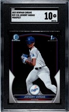 2023 Bowman Chrome - Prospects Joendry Vargas #BCP-218 (RC) SGC-10 GM