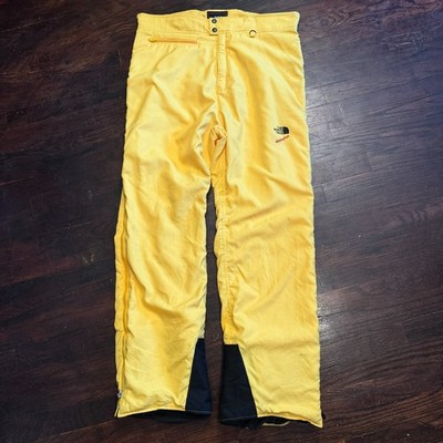 The north face extreme mens yellow gore tex zip pants XL