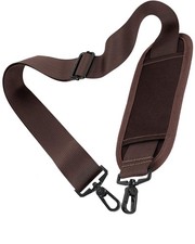 Replacement Bag Strap, Universal Adjustable Shoulder Strap Belt with A-Brown