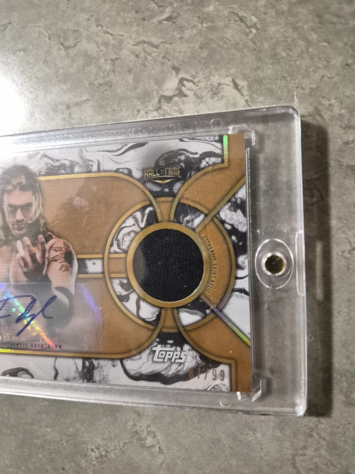 2018 Topps WWE Legends Edge Auto Autograph Shirt Relic  - Image 3 of 4