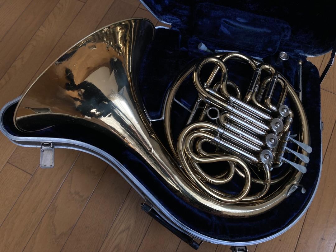 フレンチホルン CONN Elkhart USA Model 6D Vintage 1960's Conn Elkhart 6 D French Horn With Case
