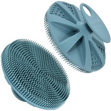 INNERNEED Food-Grade Soft Silicone Body Scrubber 4th generation, Dark Green