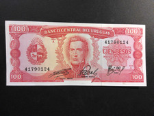 Uruguay 100 Pesos 1967 Crisp UNC