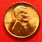 1939-P Lincoln Wheat Cent Penny GEM RED BU From an Original Bank Roll