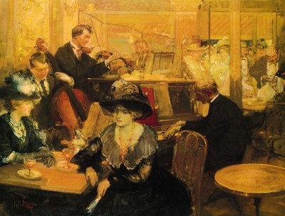 Miller Richarde Cafelavenue C1906 10 Te Vintage Kunstdruck Poster Wanddeko Muse