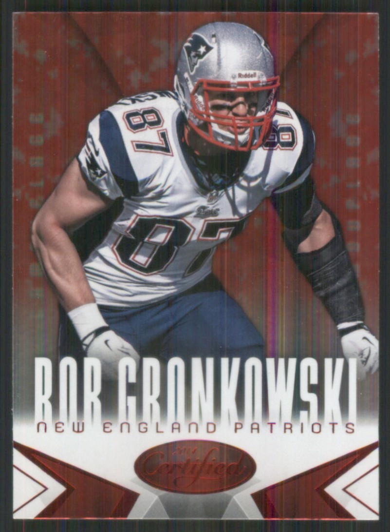 2014 Certified Camo Red #58 Rob Gronkowski New England Patriots 282