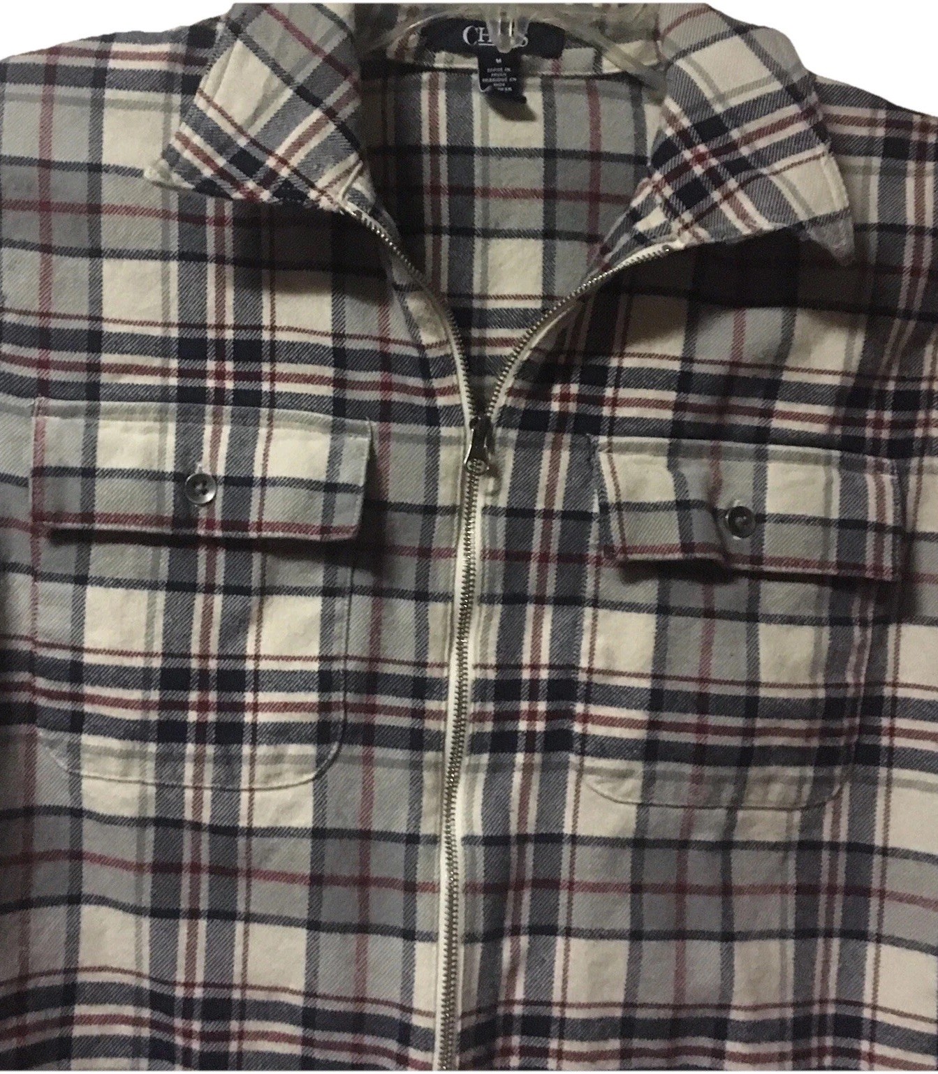 Chaps ~ Women’s ~ Jacket ~ Medium ~ Short ~ Plaid - image 3