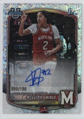 2025 Bowman Chrome Prospect Mini-Diamond Refractor /100 Kaylene Smikle Auto 1m9j