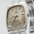 *Vintage 1979* OMEGA Seamaster Cal.1342 Quartz Push Crown Date Silver 33mm Men's