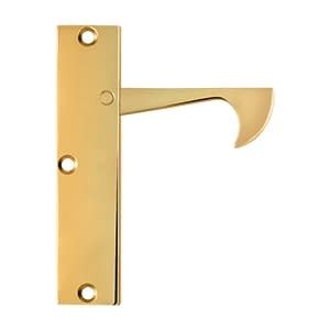 Deltana EPT425 4.25-Inch Solid Brass Sliding Pocket Door Edge Pull