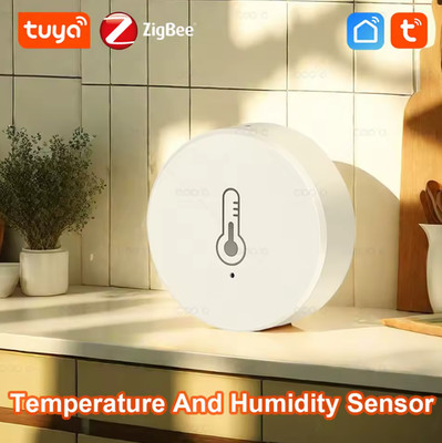 Tuya Zigbee Temperatur- und Feuchtigkeitssensor Intelligentes Hygrometer für Zuhause