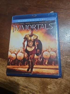 Immortals Blu-ray Henry Cavill Stephen Dorff  Freida Pinto Mickey Rourke