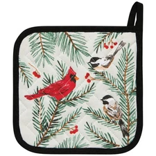 Now Designs Potholder, Birds and Boughs (NPH3598D)