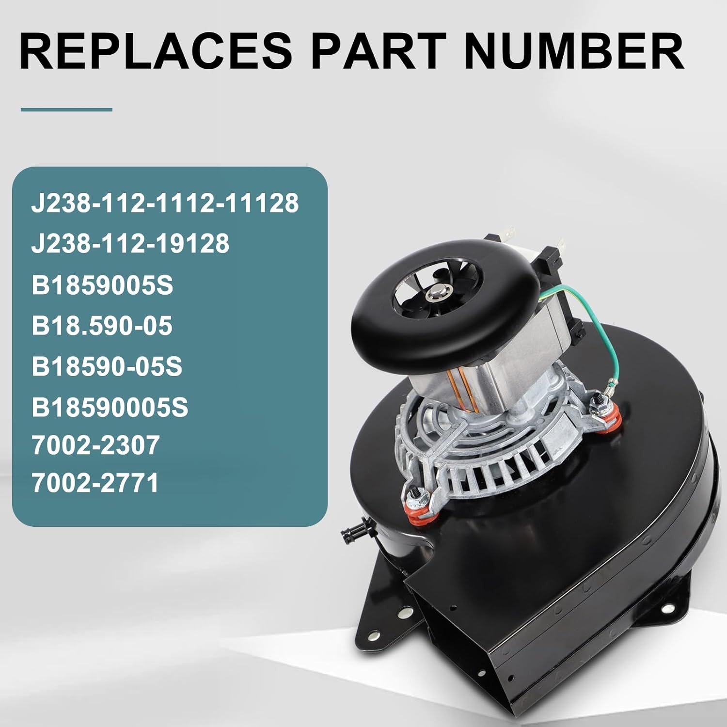 Replacement for Jakel J238-112-11258 Furnace Draft Inducer Blower Fan Motor New