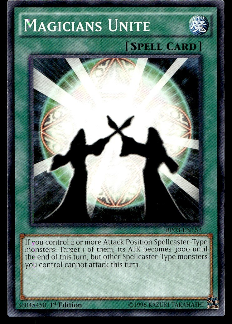 Magicians Unite - BP03-EN152 - 1st Edition - YuGiOh | Buy 3 Get 5 Free