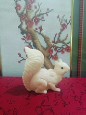 A+2"+ Natural Genuine Tagua Nut Squirrel Hand Carved Decoration healing 1PC