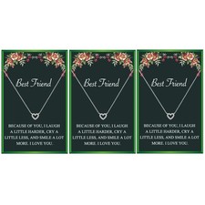 Friendship Necklaces BFF Necklaces for 2 for Women Matching Necklace for BFF Sto