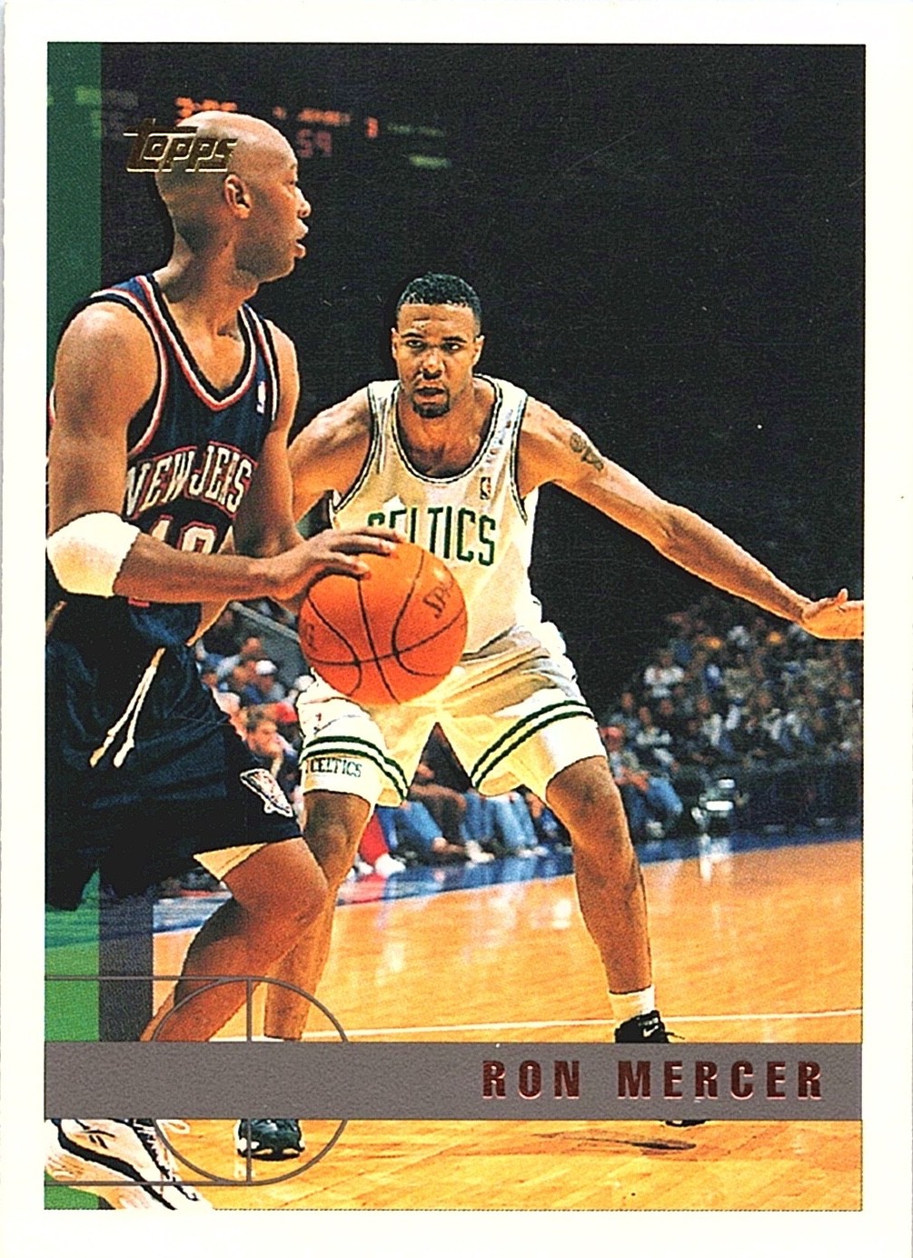 1997-98 Topps - Ron Mercer #124 (RC) Rookie Card Boston Celtics NBA Vintage Card