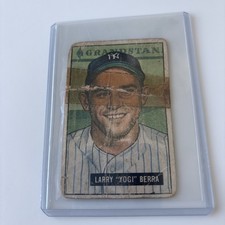 1951 Bowman Set-Break # 2 Yogi Berra LOW GRADE (filler) *GMCARDS*