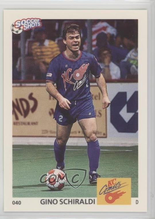 1991 Soccer Shots MSL Gino Schiraldi #040 0c4