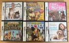 Nintendo DS 6x "Pet" Game LOT (COMPLETE) *TESTED* Purr Pals Puppy Luv Resort Vet