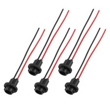 Stacool 5pcs 194 Bulb Socket With Wire 1.04x0.85x0.85 Inch Plum Blossom Base Stacool 5pcs 194 Bulb Socket With Wire 1.04x0.85x0.85 Inch Plum Blossom Base