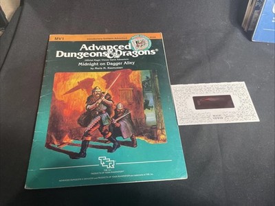 Midnight on Dagger Alley with Viewer Adventure Module - AD&D MV1
