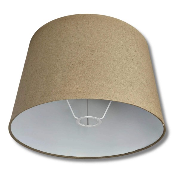 Lampenschirm Hellbraun E27 Baumwolle Konisch 35 Cm | Various-image