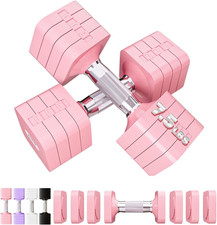 15LB 20LB 30LB 40LB 50LB Adjustable Dumbbell Set Free Weights Dumbbells Set for