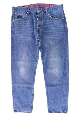   Superdry Straight Jeans Regular Herrenjeans Gr. W33/L32, S, 48 blau  
