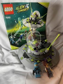 LEGO bundle sets 7049 7051 7052 Alien Invasion w/ manuals & minifigs AS IS