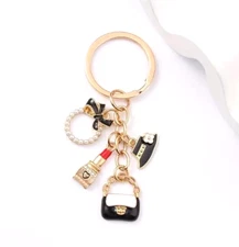 Fashion Mini Bag Lipstick Bag Key Ring Purse Backpack Car Charm Women Gift