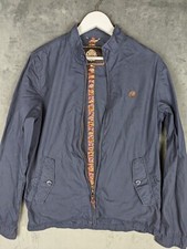 Pretty Green Jacket Men  s Size Small Blue 100 Cotton Long Sleeve Designer