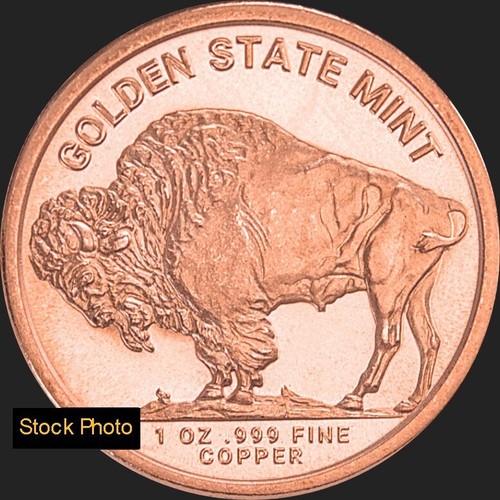 Indian Head Buffalo 1 oz. Reines Kupfer rund, .999, Vinyl Flip, USA - kostenloser Versand - Bild 4 von 4