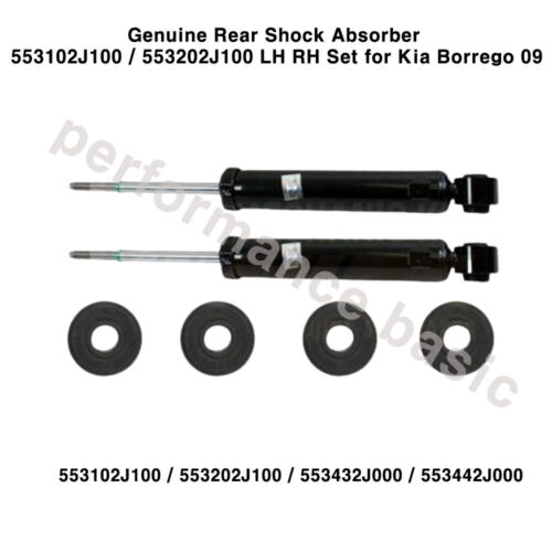 Rear Shock Absorber 553102J100 / 553202J100 LH RH BUSH Set for Kia Borrego 09-12 - Picture 1 of 1