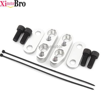 Adjustable Handlebar Risers Adapter Chrome For Honda Goldwing GL1800 2001-2017