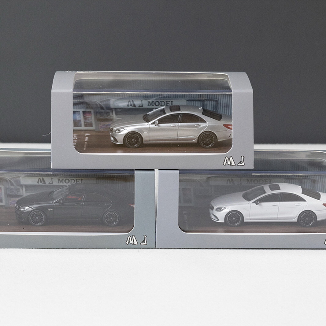 MJ 1/64 Scale Mercedes-Benz CLS 63 AMG White Diecast Car